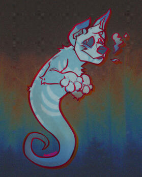 Skrungle Chibi: Ghost dog [C] Buffy.Draws